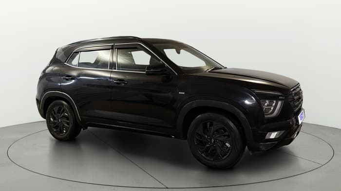 2023 Hyundai Creta SX (O) 1.5 Diesel AT Knight Edition, Diesel, Automatic, 45,816 km, Right Front Diagonal