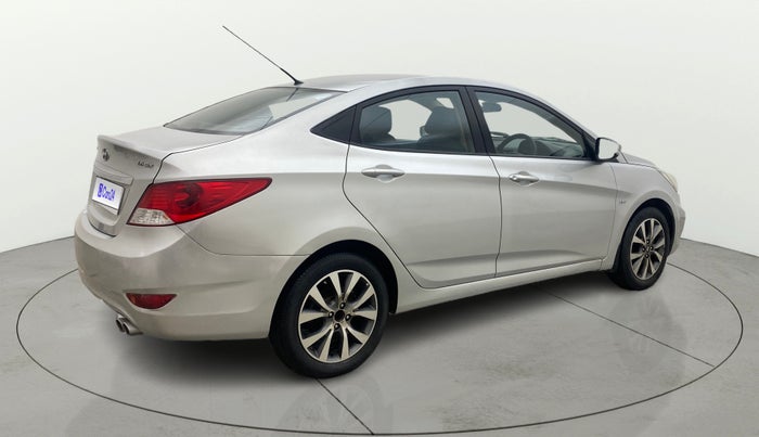 2013 Hyundai Verna FLUIDIC 1.6 VTVT SX, Petrol, Manual, 1,07,943 km, Right Back Diagonal