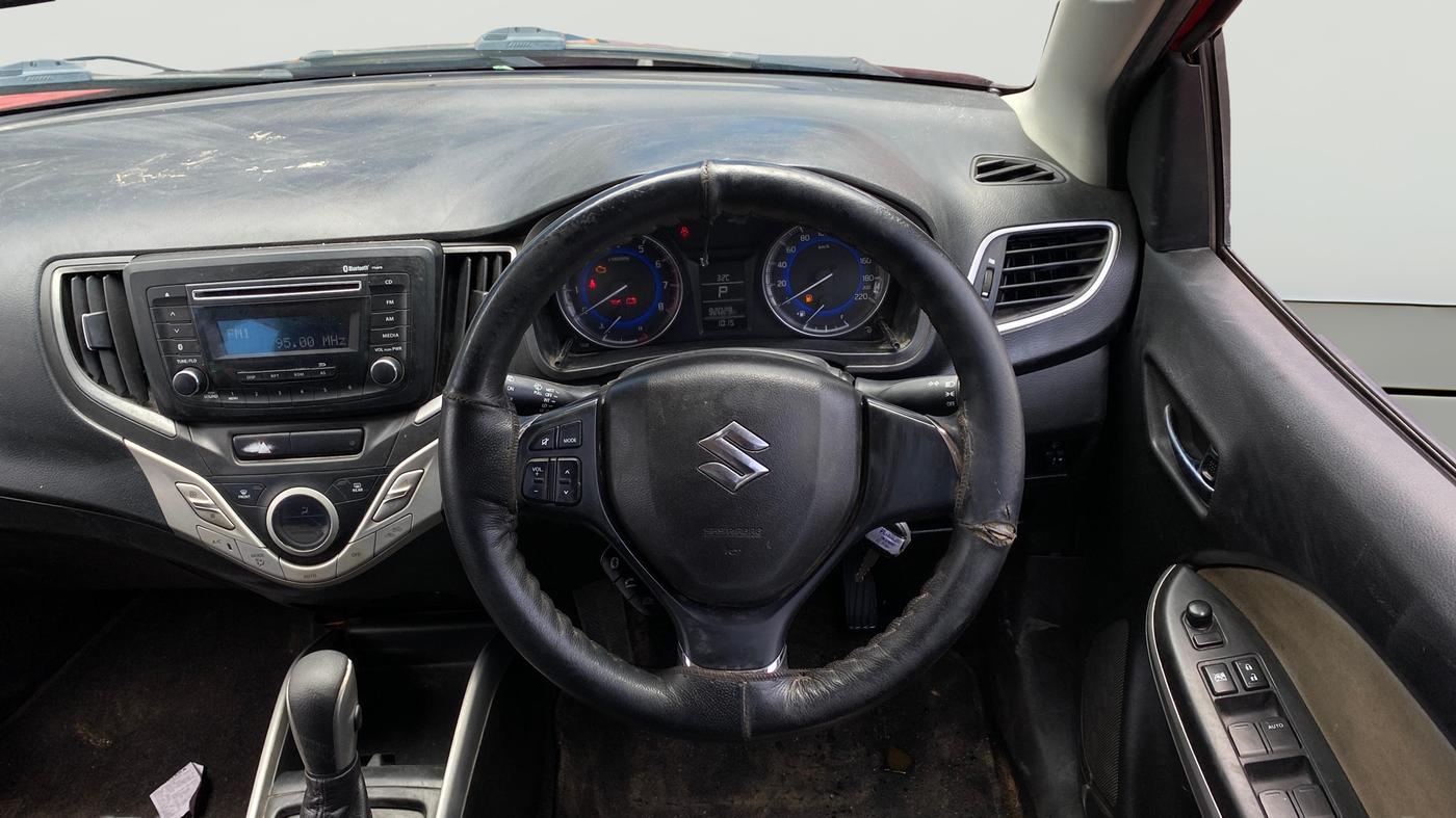 2016 Maruti Baleno DELTA CVT PETROL 1.2, Petrol, Automatic, 92,023 km, Steering Wheel Close Up