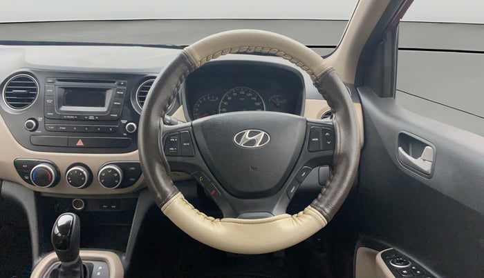 2015 Hyundai Grand i10 ASTA AT 1.2 KAPPA VTVT, Petrol, Automatic, 72,126 km, Steering Wheel Close Up