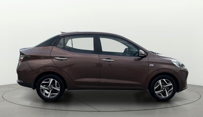 2021 Hyundai AURA SX PLUS 1.2 AMT, Petrol, Automatic, 47,258 km, Right Side View