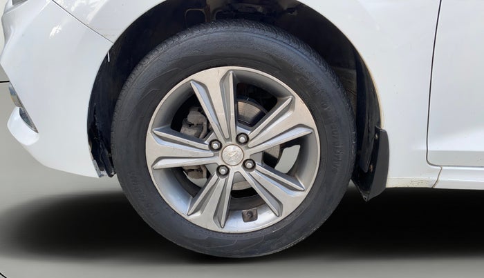 2018 Hyundai Verna 1.4 EX PETROL, Petrol, Manual, 1,09,063 km, Left Front Wheel