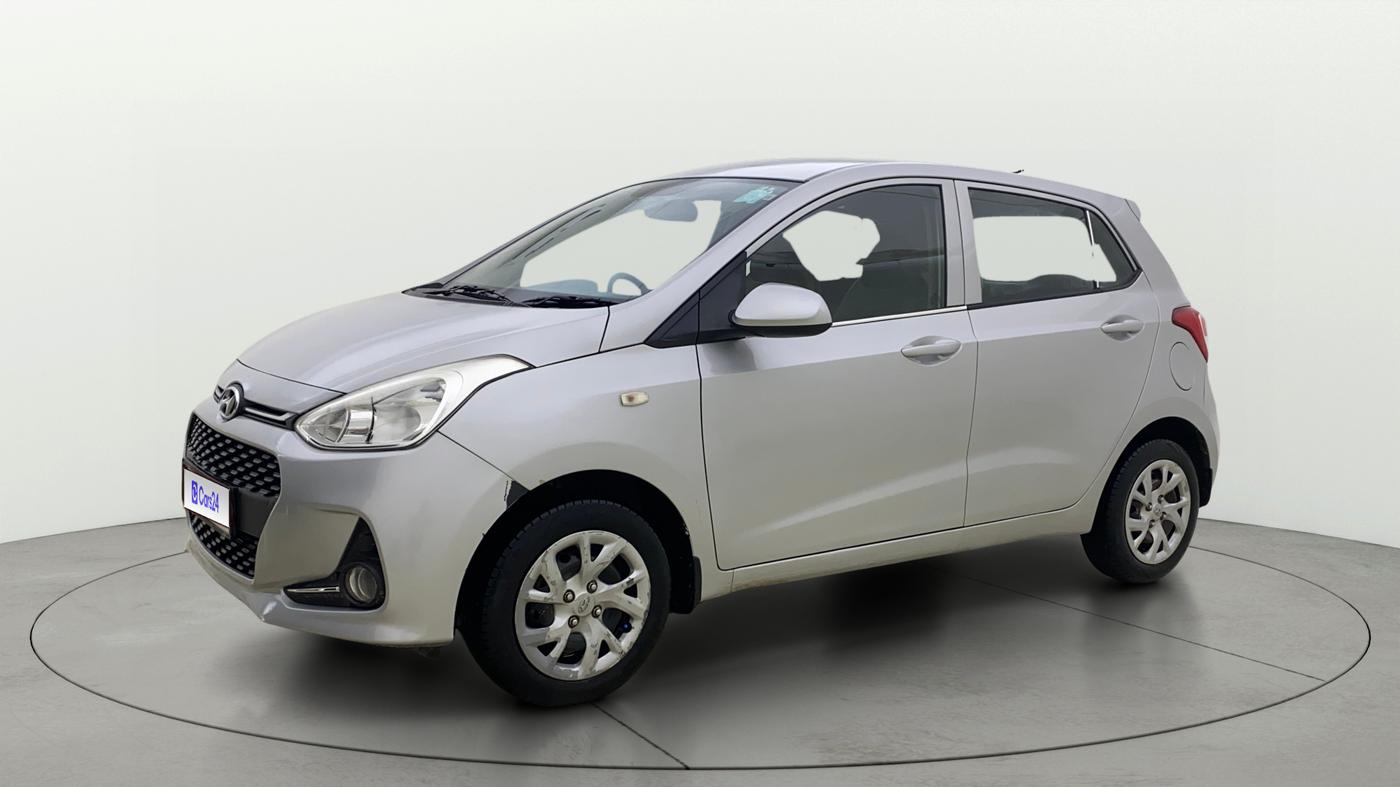 2017 Hyundai Grand i10 SPORTZ 1.2 KAPPA VTVT, Petrol, Manual, 40,483 km, Left Front Diagonal