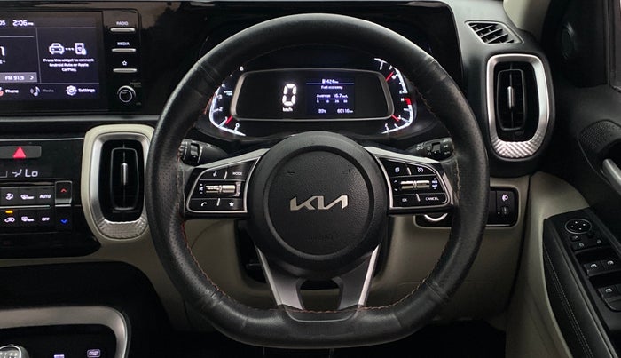 2021 KIA SONET HTX 1.5, Diesel, Manual, 60,113 km, Steering Wheel Close Up