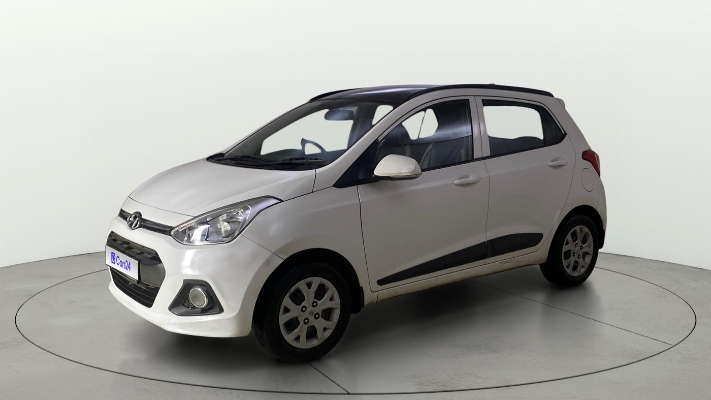 2016 Hyundai Grand i10 SPORTZ 1.2 KAPPA VTVT, Petrol, Manual, 28,301 km, Left Front Diagonal