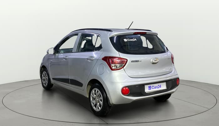 2017 Hyundai Grand i10 SPORTZ (O) 1.2 KAPPA VTVT, Petrol, Manual, 25,322 km, Left Back Diagonal