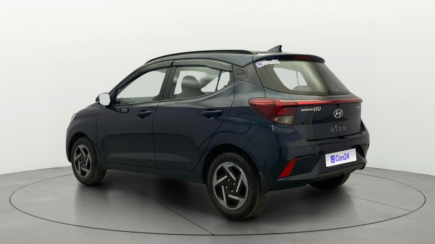 2023 Hyundai GRAND I10 NIOS SPORTZ 1.2 KAPPA VTVT, Petrol, Manual, 78,964 km, Left Back Diagonal