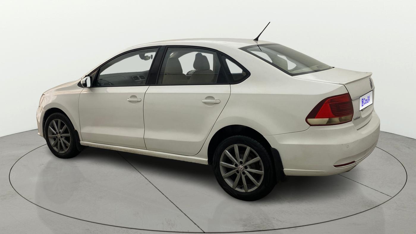 2019 Volkswagen Vento HIGHLINE PLUS 1.2 AT 16 ALLOY, Petrol, Automatic, 89,842 km, Left Back Diagonal
