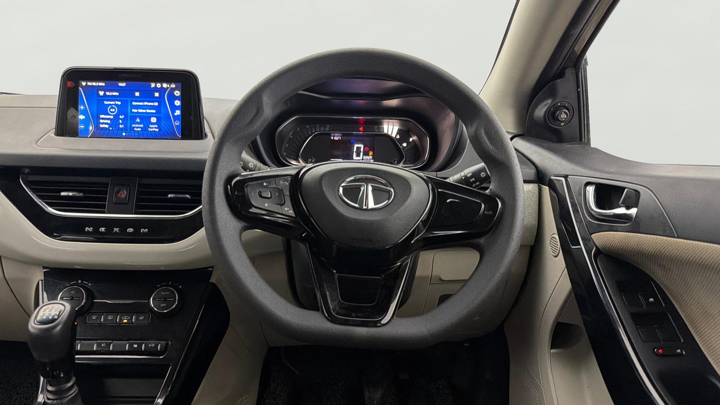 2021 Tata NEXON XZ PLUS PETROL KAZIRANGA, Petrol, Manual, 72,075 km, Steering Wheel Close Up