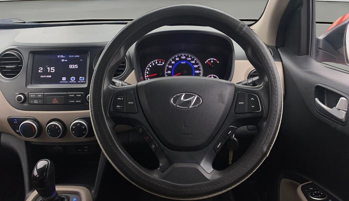 2019 Hyundai Grand i10 SPORTZ AT 1.2 KAPPA VTVT, Petrol, Automatic, 92,544 km, Steering Wheel Close Up
