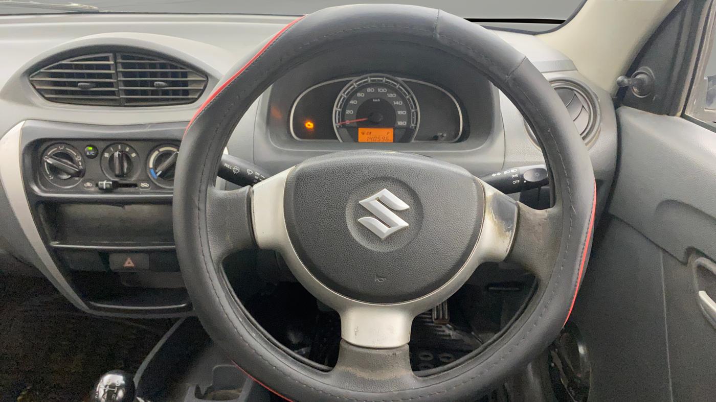 2014 Maruti Alto 800 LXI, Petrol, Manual, 1,40,596 km, Steering Wheel Close Up