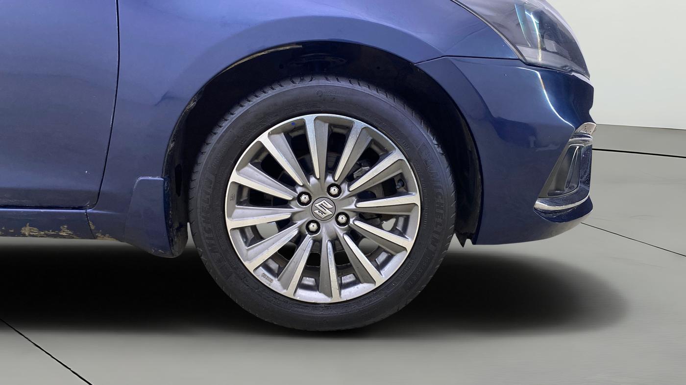 2019 Maruti Ciaz ALPHA  AT 1.5 SHVS PETROL, Petrol, Automatic, 91,080 km, Right Front Wheel