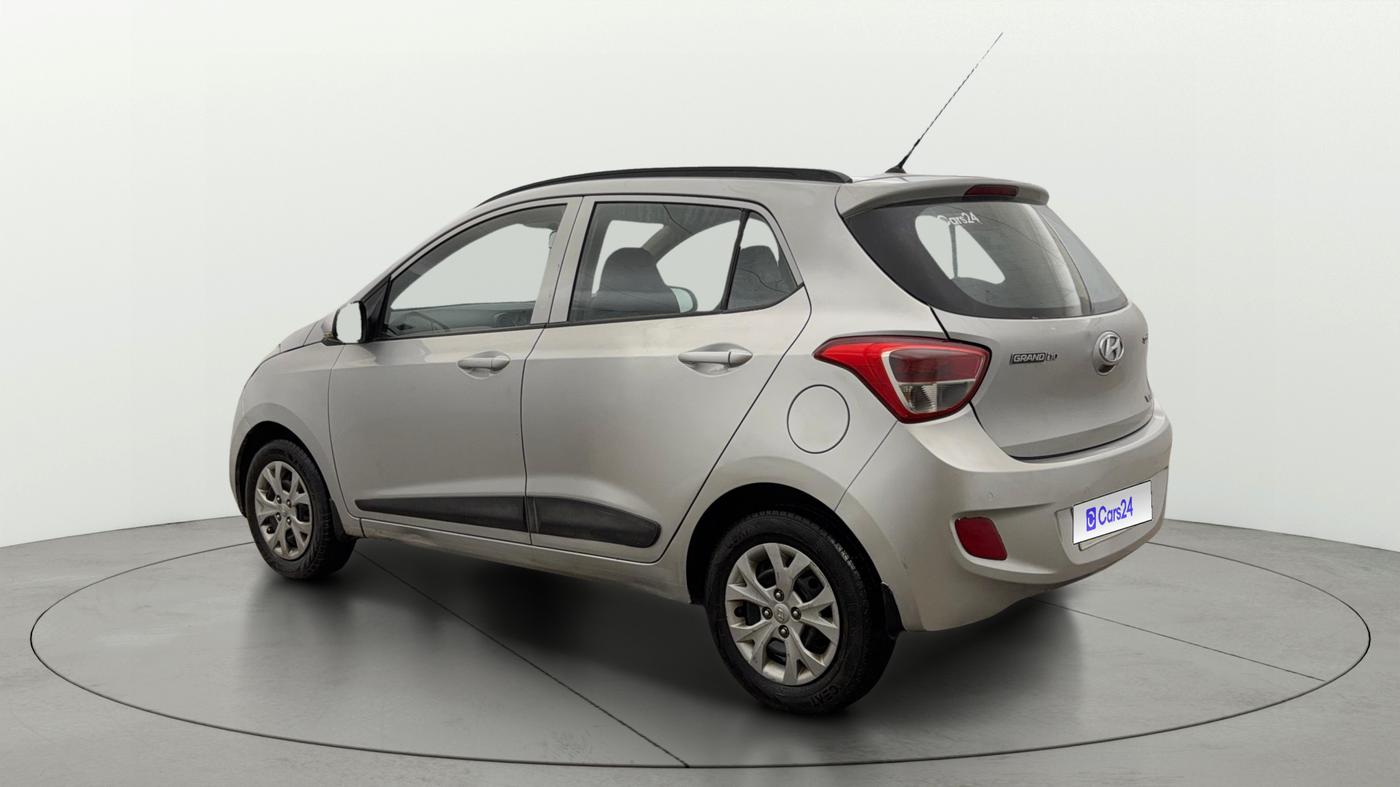 2015 Hyundai Grand i10 SPORTZ 1.2 KAPPA VTVT, Petrol, Manual, 41,745 km, Left Back Diagonal