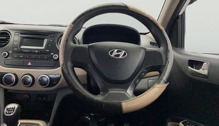 2013 Hyundai Grand i10 SPORTZ 1.2 KAPPA VTVT, Petrol, Manual, 28,268 km, Steering Wheel Close Up