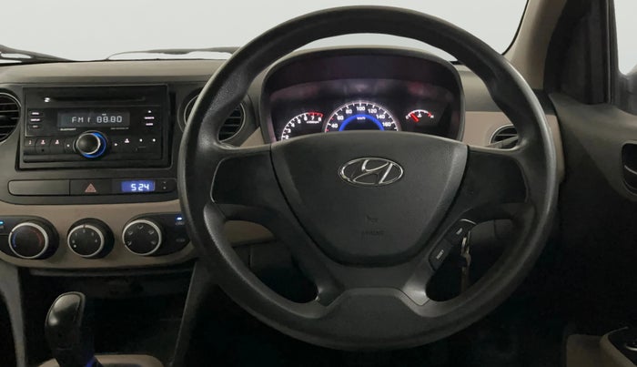 2016 Hyundai Grand i10 MAGNA AT 1.2 KAPPA VTVT, Petrol, Automatic, 80,484 km, Steering Wheel Close Up