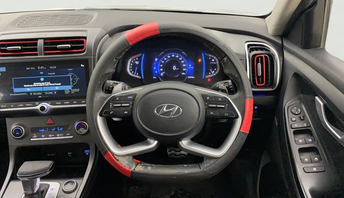 2021 Hyundai Creta SX (O) 1.4 TURBO DCT, Petrol, Automatic, 95,470 km, Steering Wheel Close Up