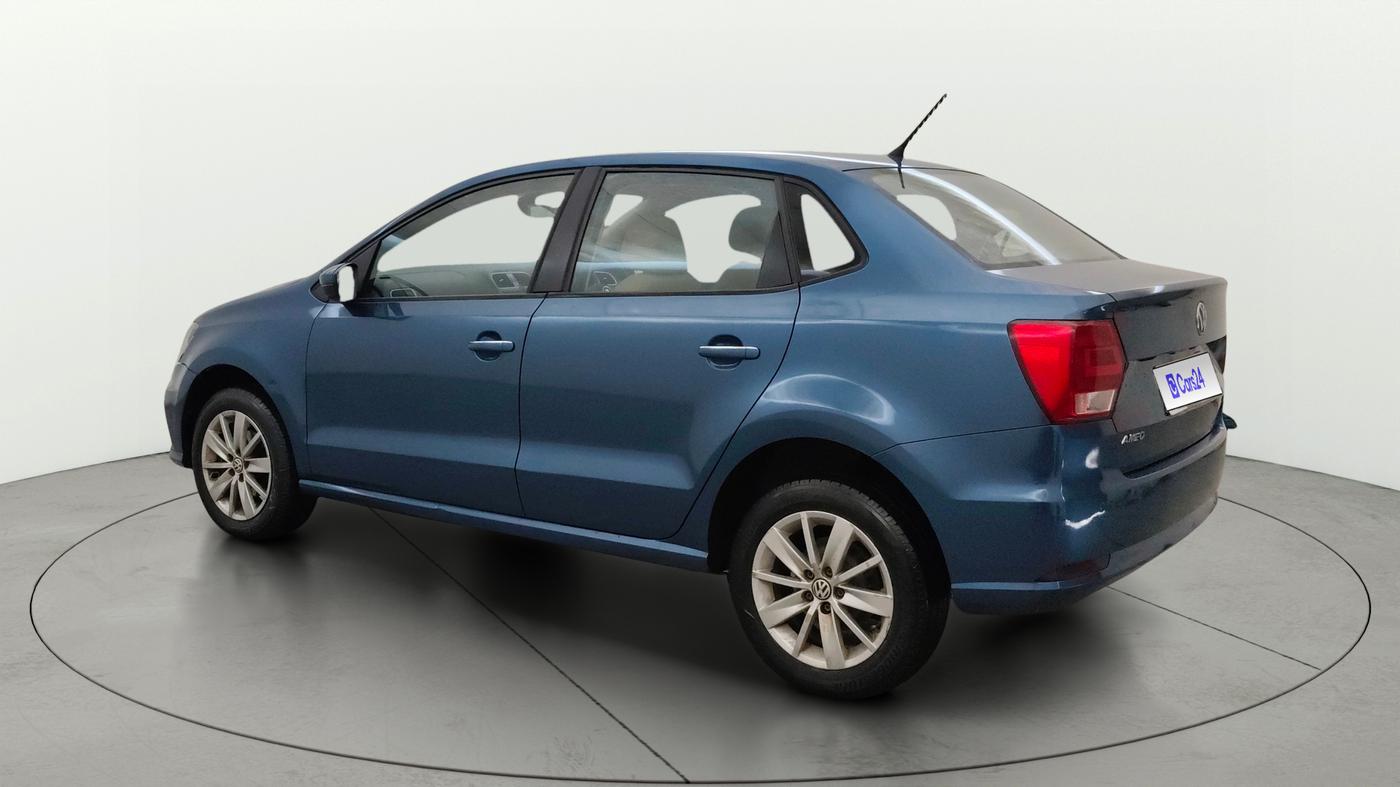 2016 Volkswagen Ameo HIGHLINE1.5L, Diesel, Manual, 1,44,002 km, Left Back Diagonal