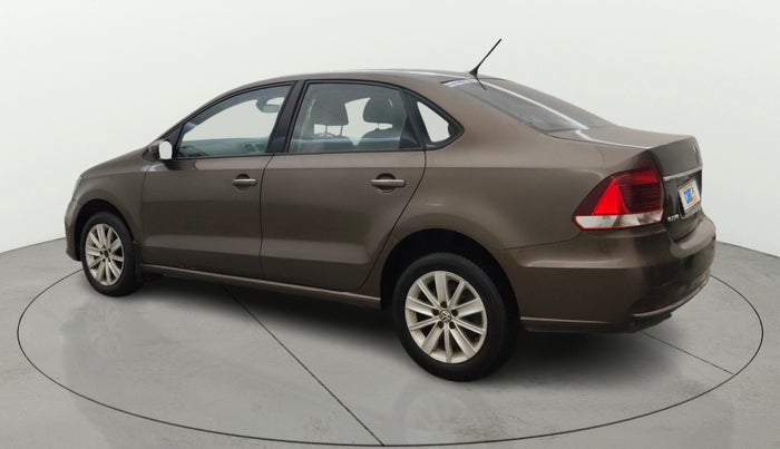 2017 Volkswagen Vento HIGHLINE PETROL AT, Petrol, Automatic, 1,13,017 km, Left Back Diagonal
