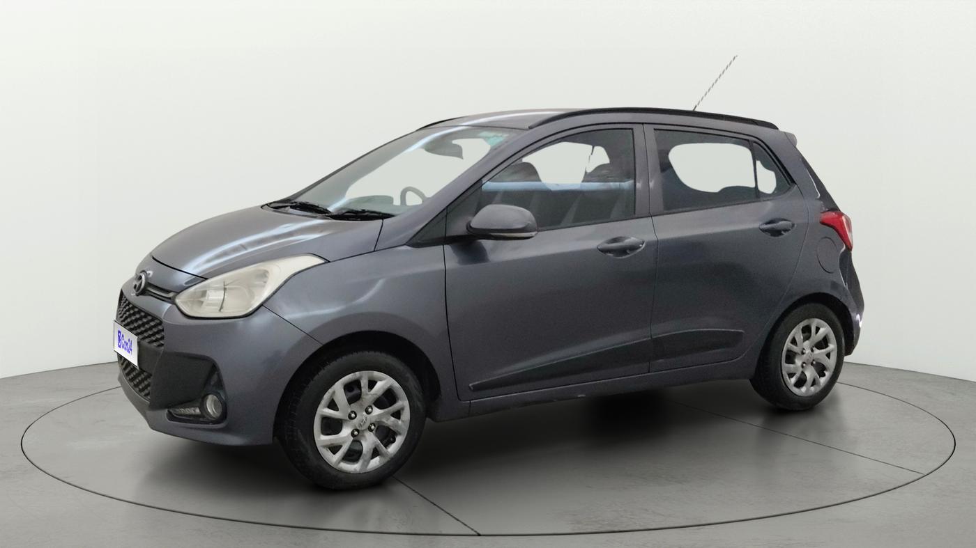 2017 Hyundai Grand i10 SPORTZ (O) 1.2 KAPPA VTVT, CNG, Manual, 91,353 km, Left Front Diagonal