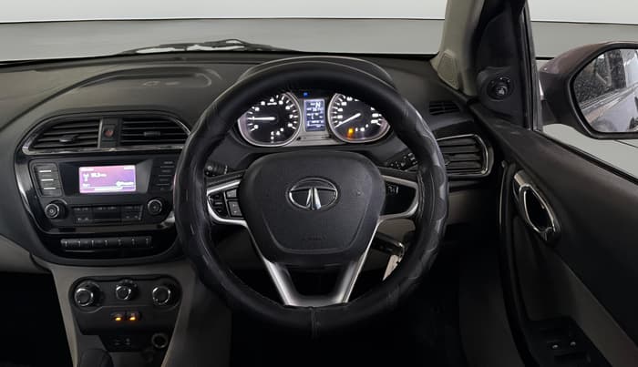 2017 Tata Tiago XZA PETROL, Petrol, Automatic, 96,720 km, Steering Wheel Close Up