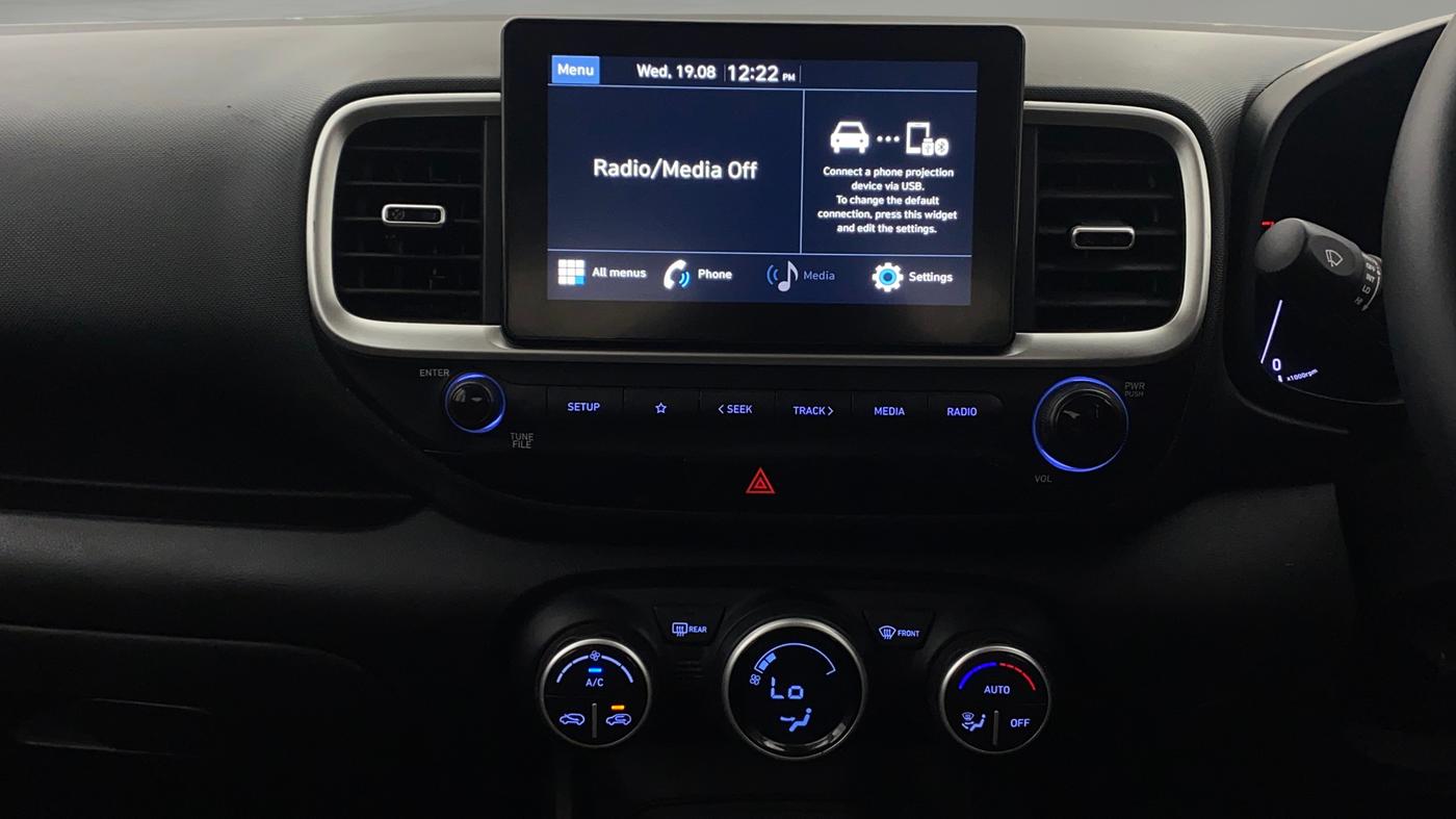 2021 Hyundai VENUE SX 1.0 TURBO, Petrol, Manual, 1,08,866 km, Air Conditioner