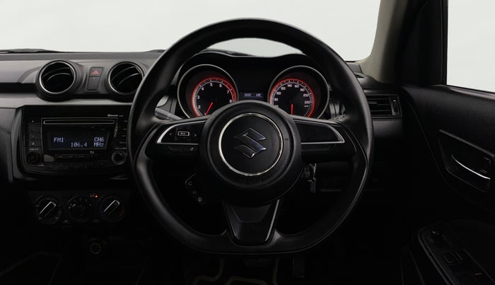 2018 Maruti Swift VXI AMT, Petrol, Automatic, 1,46,570 km, Steering Wheel Close Up