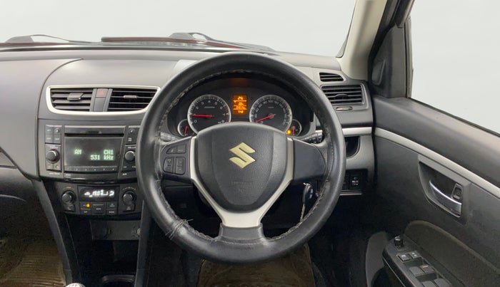 2013 Maruti Swift ZXI, Petrol, Manual, 54,475 km, Steering Wheel Close Up