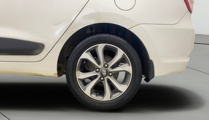 2015 Hyundai Xcent SX AT 1.2 (O), Petrol, Automatic, 89,931 km, Left Rear Wheel