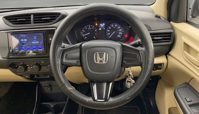 2019 Honda Amaze 1.2L I-VTEC E, CNG, Manual, 46,077 km, Steering Wheel Close Up