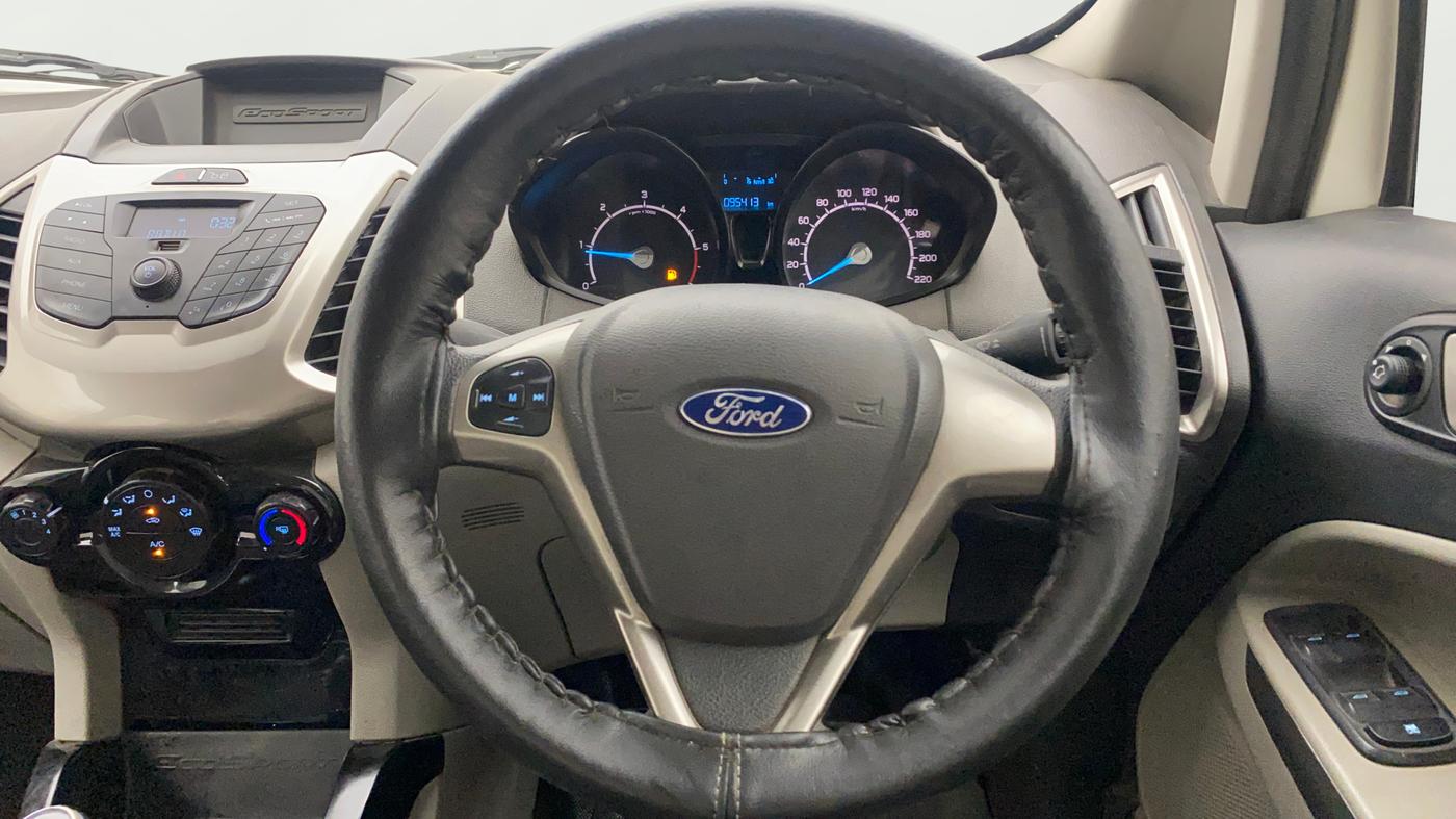 2014 Ford Ecosport TREND 1.5L DIESEL, Diesel, Manual, 95,332 km, Steering Wheel Close Up