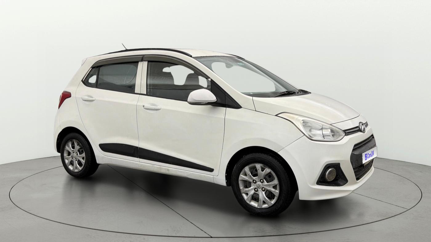 2015 Hyundai Grand i10 SPORTZ 1.2 KAPPA VTVT, CNG, Manual, 61,884 km, Right Front Diagonal