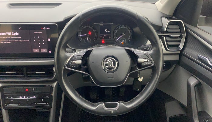 2021 Skoda KUSHAQ AMBITION 1.0L TSI MT, Petrol, Manual, 31,637 km, Steering Wheel Close Up