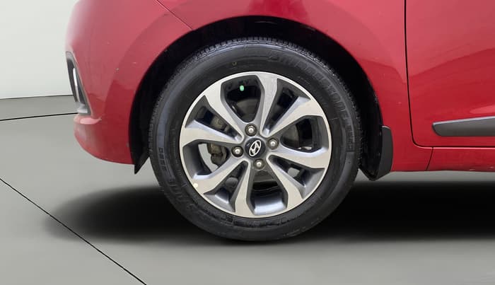 2014 Hyundai Xcent SX AT 1.2 (O), Petrol, Automatic, 55,436 km, Left Front Wheel