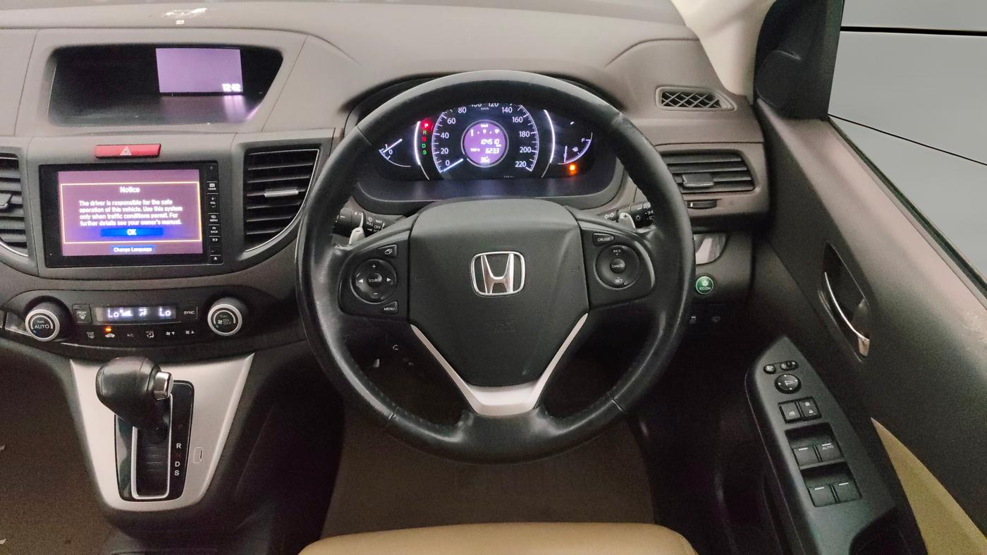 2015 Honda CRV 2.4L 2WD AT, Petrol, Automatic, 1,04,498 km, Steering Wheel Close Up