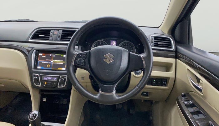 2017 Maruti Ciaz ALPHA 1.4 PETROL, Petrol, Manual, 27,768 km, Steering Wheel Close Up