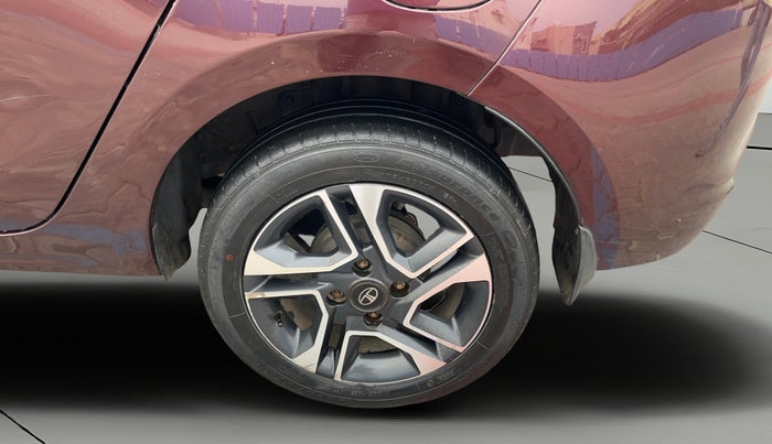2021 Tata TIGOR XZA PLUS PETROL, Petrol, Automatic, 48,210 km, Left Rear Wheel