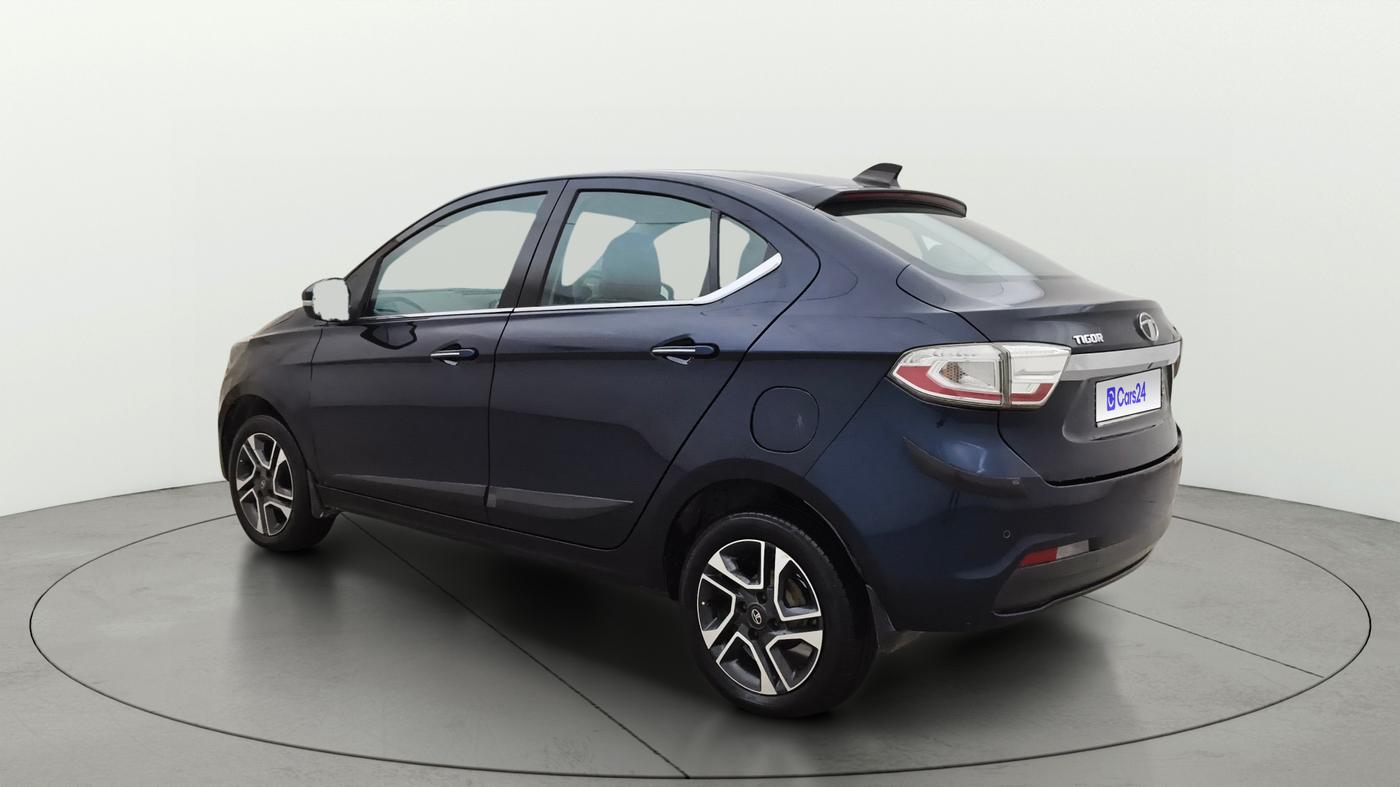 2019 Tata TIGOR XZA PLUS PETROL, Petrol, Automatic, 98,692 km, Left Back Diagonal
