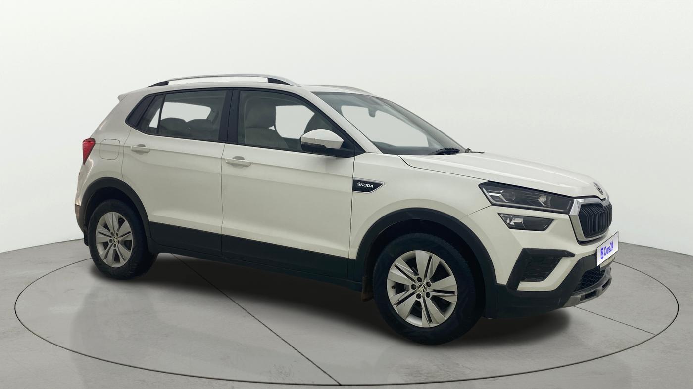 2021 Skoda KUSHAQ AMBITION 1.0L TSI MT, Petrol, Manual, 53,883 km, Right Front Diagonal