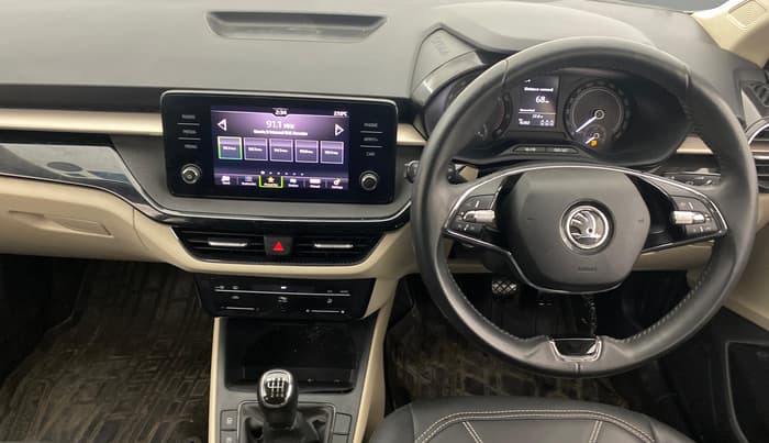 2023 Skoda SLAVIA AMBITION 1.0L TSI MT, Petrol, Manual, 16,301 km, Steering Wheel Close Up