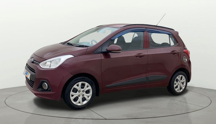 2015 Hyundai Grand i10 SPORTZ 1.2 KAPPA VTVT, Petrol, Manual, 1,02,001 km, Left Front Diagonal