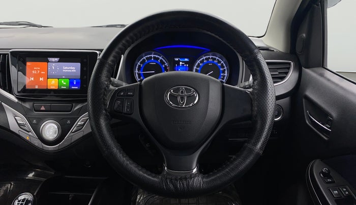2019 Toyota Glanza G, Petrol, Manual, 22,470 km, Steering Wheel Close Up