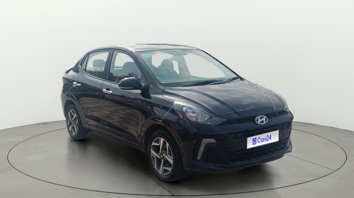 2025 Hyundai AURA SX 1.2 CNG, CNG, Manual, 13,242 km, Right Front Diagonal