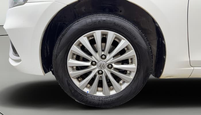 2022 Maruti Ciaz DELTA AT 1.5 SHVS PETROL, Petrol, Automatic, 55,011 km, Left Front Wheel