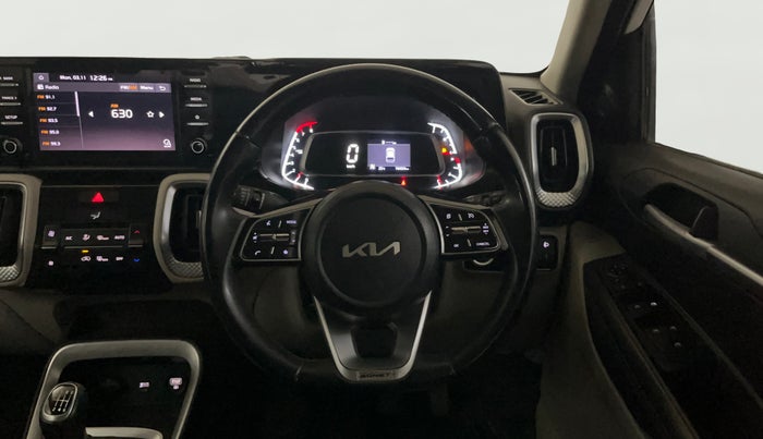 2021 KIA SONET HTX 1.0 IMT, Petrol, Manual, 76,396 km, Steering Wheel Close Up