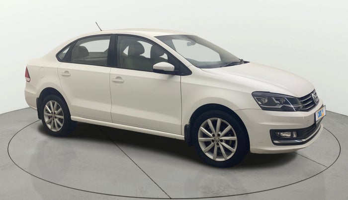 2018 Volkswagen Vento HIGHLINE PETROL AT, Petrol, Automatic, 48,512 km, Right Front Diagonal