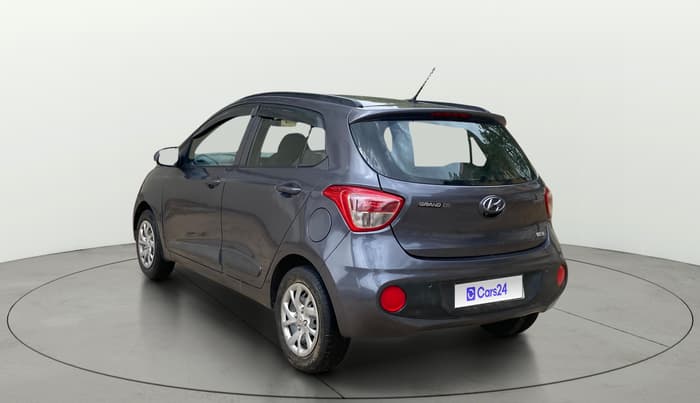2017 Hyundai Grand i10 SPORTZ (O) 1.2 KAPPA VTVT, Petrol, Manual, 1,22,102 km, Left Back Diagonal