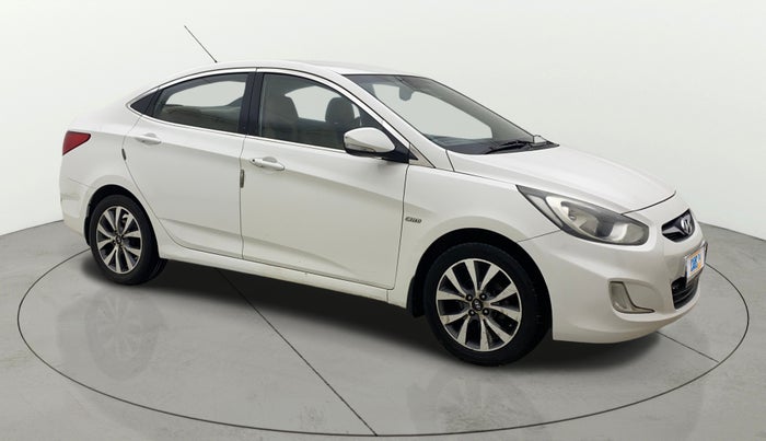 2014 Hyundai Verna FLUIDIC 1.4 CRDI CX, Diesel, Manual, 1,42,148 km, Right Front Diagonal