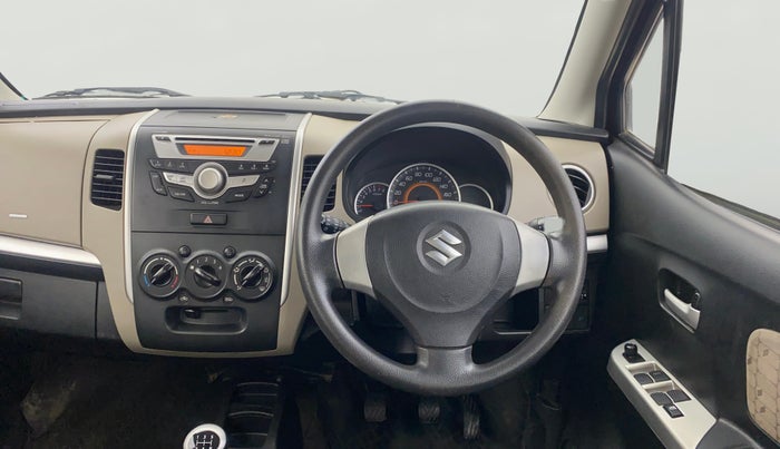 2013 Maruti Wagon R 1.0 VXI, Petrol, Manual, 60,670 km, Steering Wheel Close Up