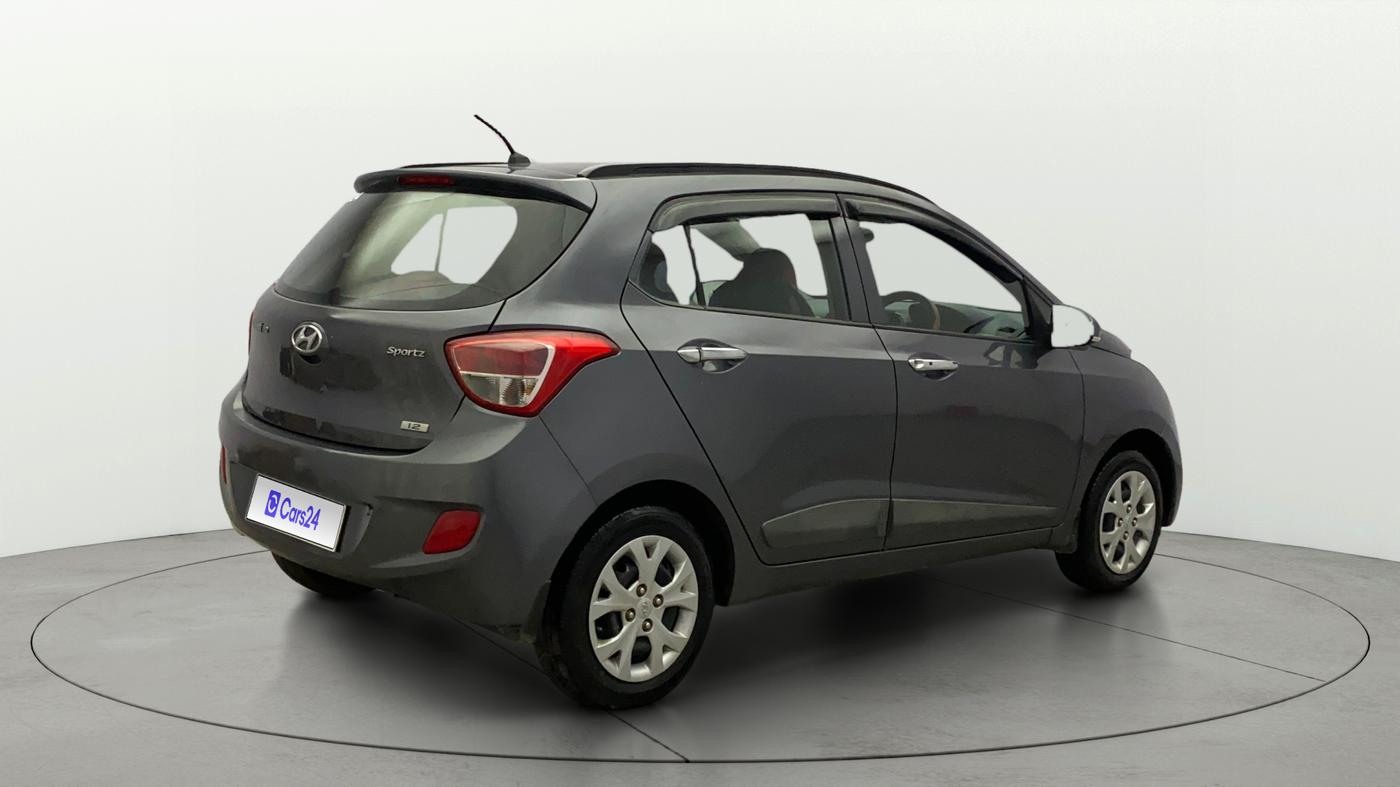 2014 Hyundai Grand i10 SPORTZ 1.2 KAPPA VTVT, Petrol, Manual, 48,983 km, Right Back Diagonal