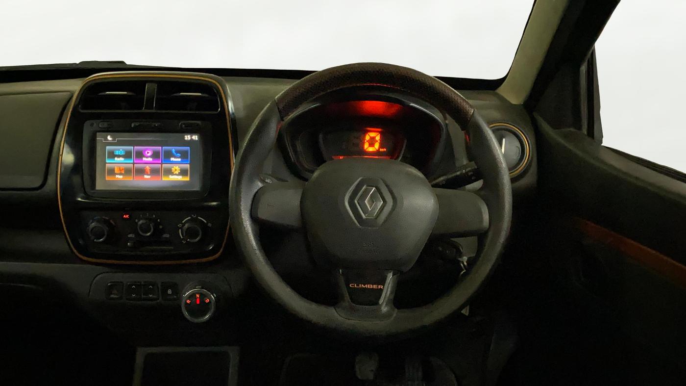 2018 Renault Kwid CLIMBER 1.0 AMT, Petrol, Automatic, 44,922 km, Steering Wheel Close Up